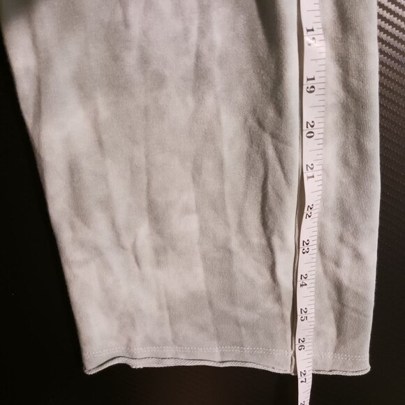 NEW Aerie Tie Dye French Terry Sunset‎ Crop Pants Green/White Hi-Rise Size XS - Picture 9 of 10